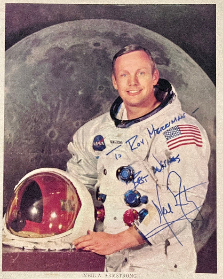 Astronaut Neil Armstrong Signed 8x10 - PSA COA (Personalized)